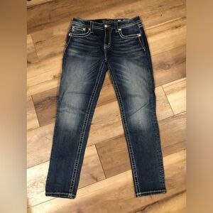 Miss Me Women's Skinny Jeans - Dark Blue